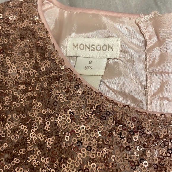 Monsoon ruffle dress worn 2 times size 8 kids - Picture 2 of 2